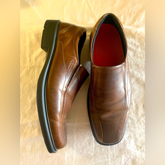 Ecco Metropole London Mens Leather Dress Shoes, Color: Saddle, Size: 13M - Picture 1 of 5